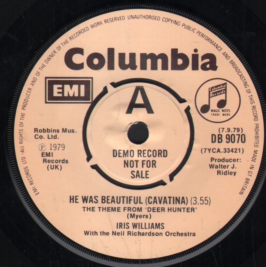 Iris Williams - He Was Beautiful - 7 Inch