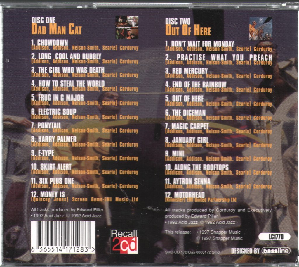 Corduroy - Dad Man Cat & Out Of Here - Double Cd