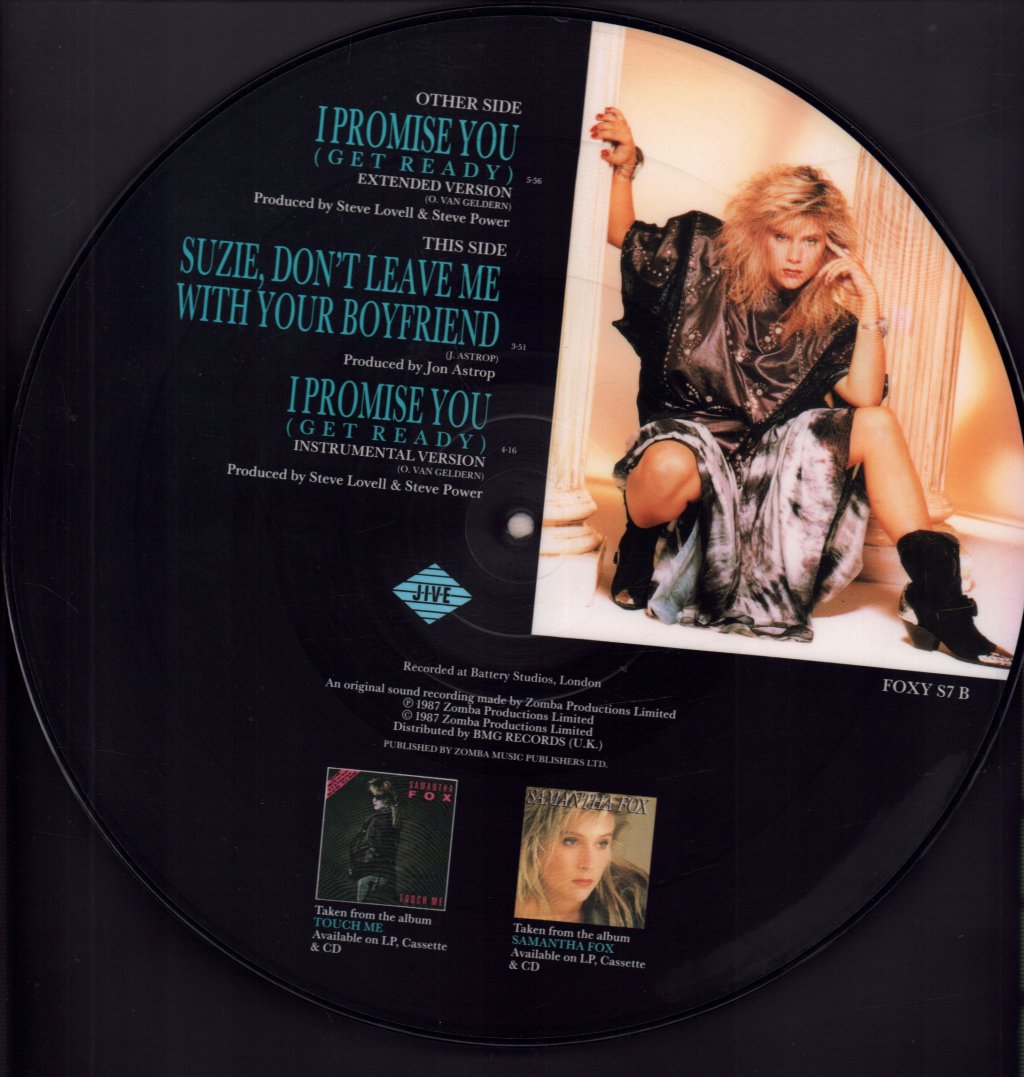 Samantha Fox - I Promise You - 12 Inch
