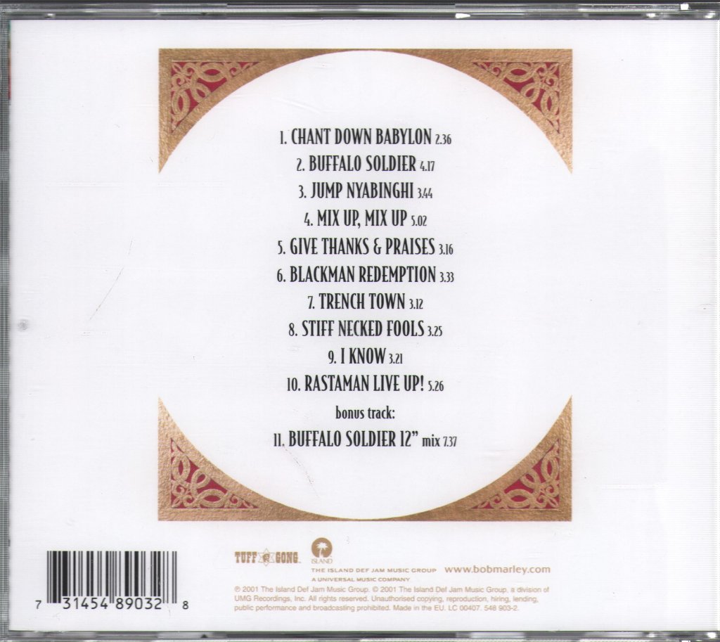 Bob Marley & The Wailers - Confrontation - Cd