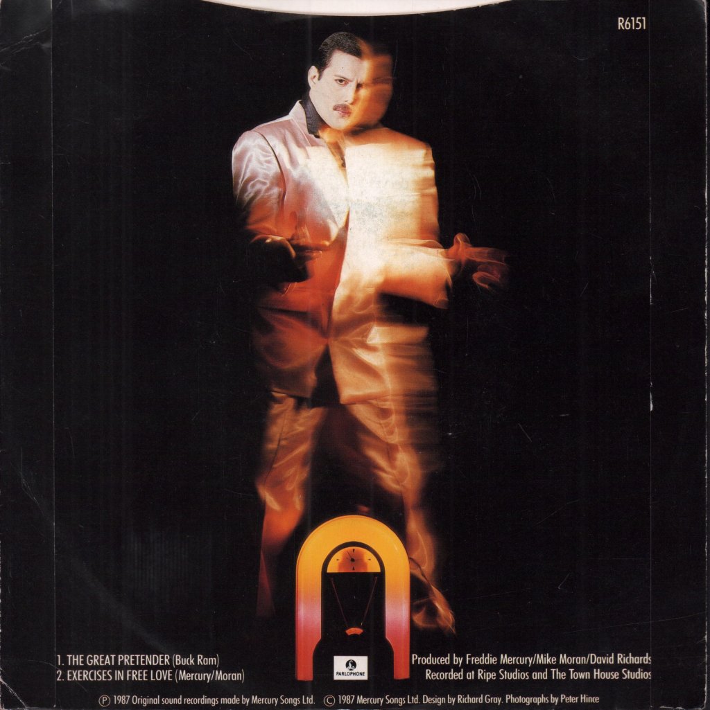 Freddie Mercury - Great Pretender - 7 Inch
