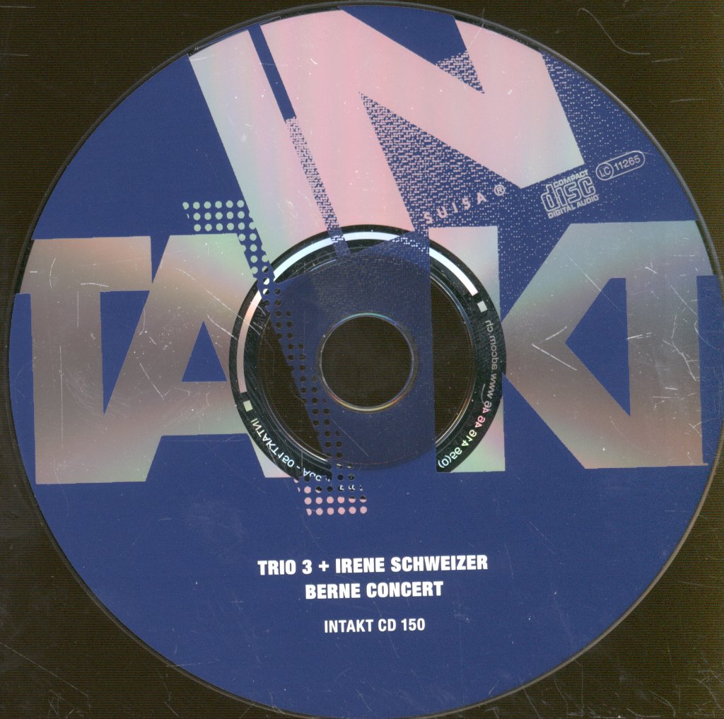 Trio 3 + Irene Schweizer - Berne Concert - Cd