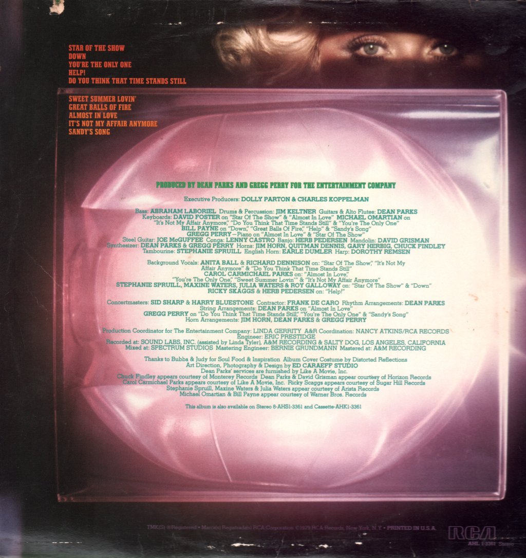 Dolly Parton - Great Balls Of Fire - Lp