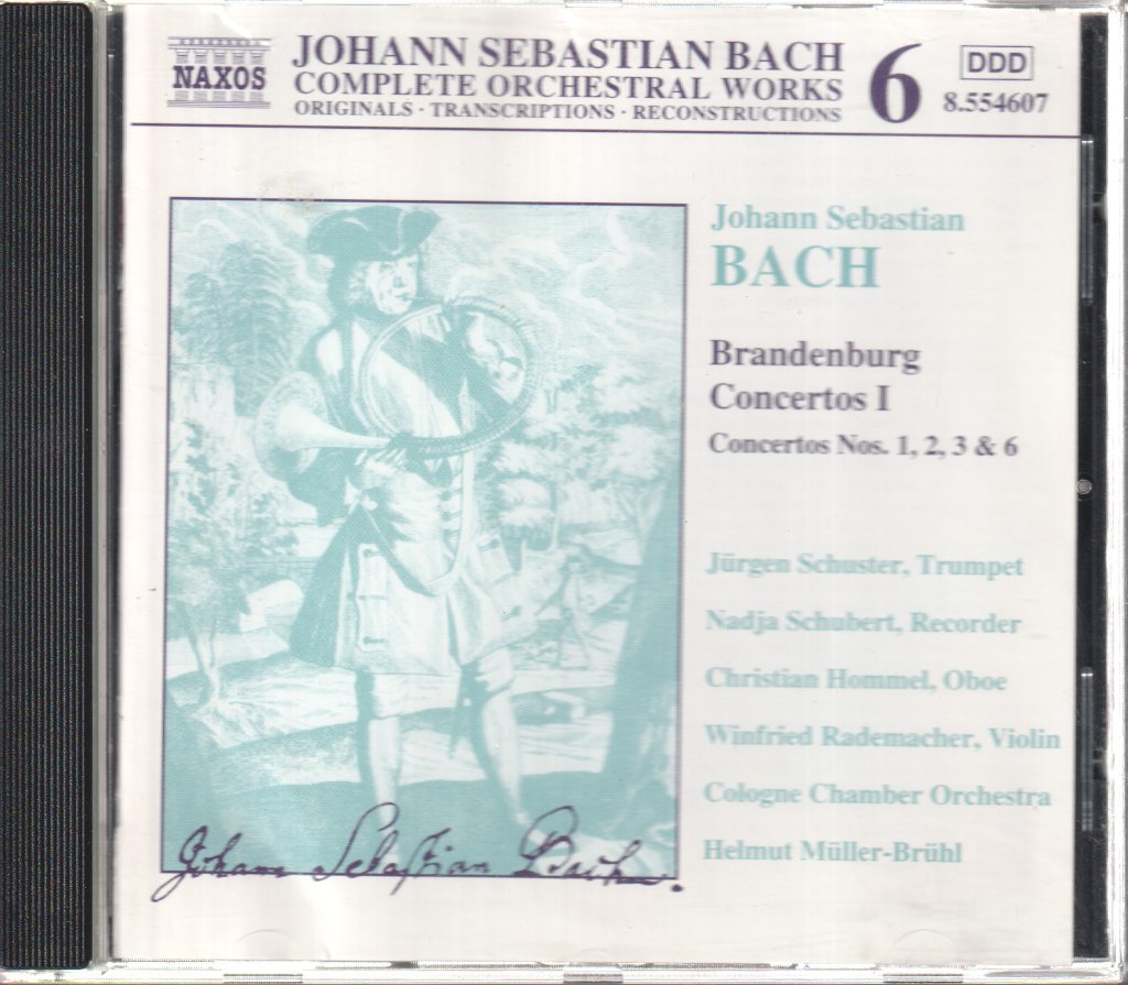 Cologne Chamber Orchestra, Helmut Müller-Brühl - Bach - Brandenburg Concertos I - Cd