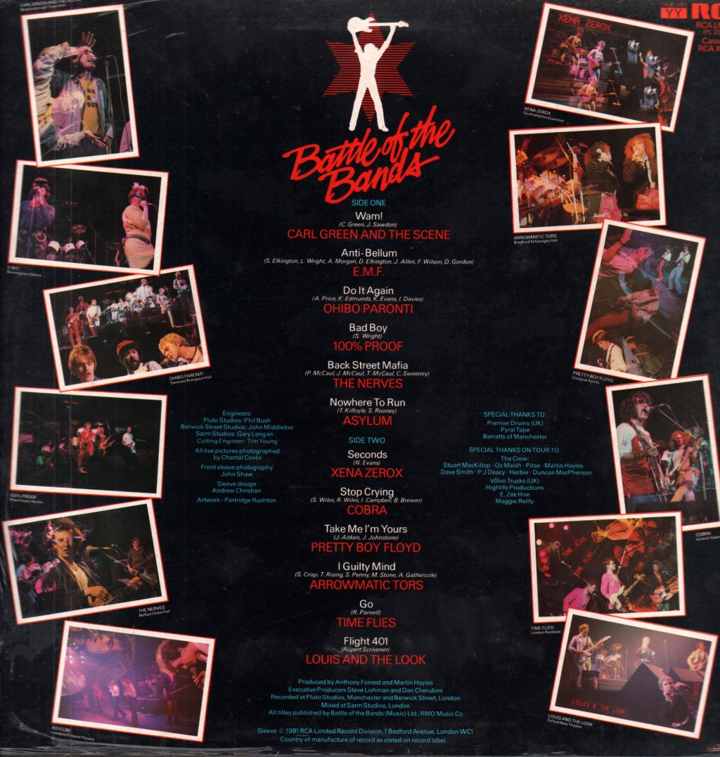 Various Artists - Battle Of The Bands Featuring The Regional Finalists - Lp