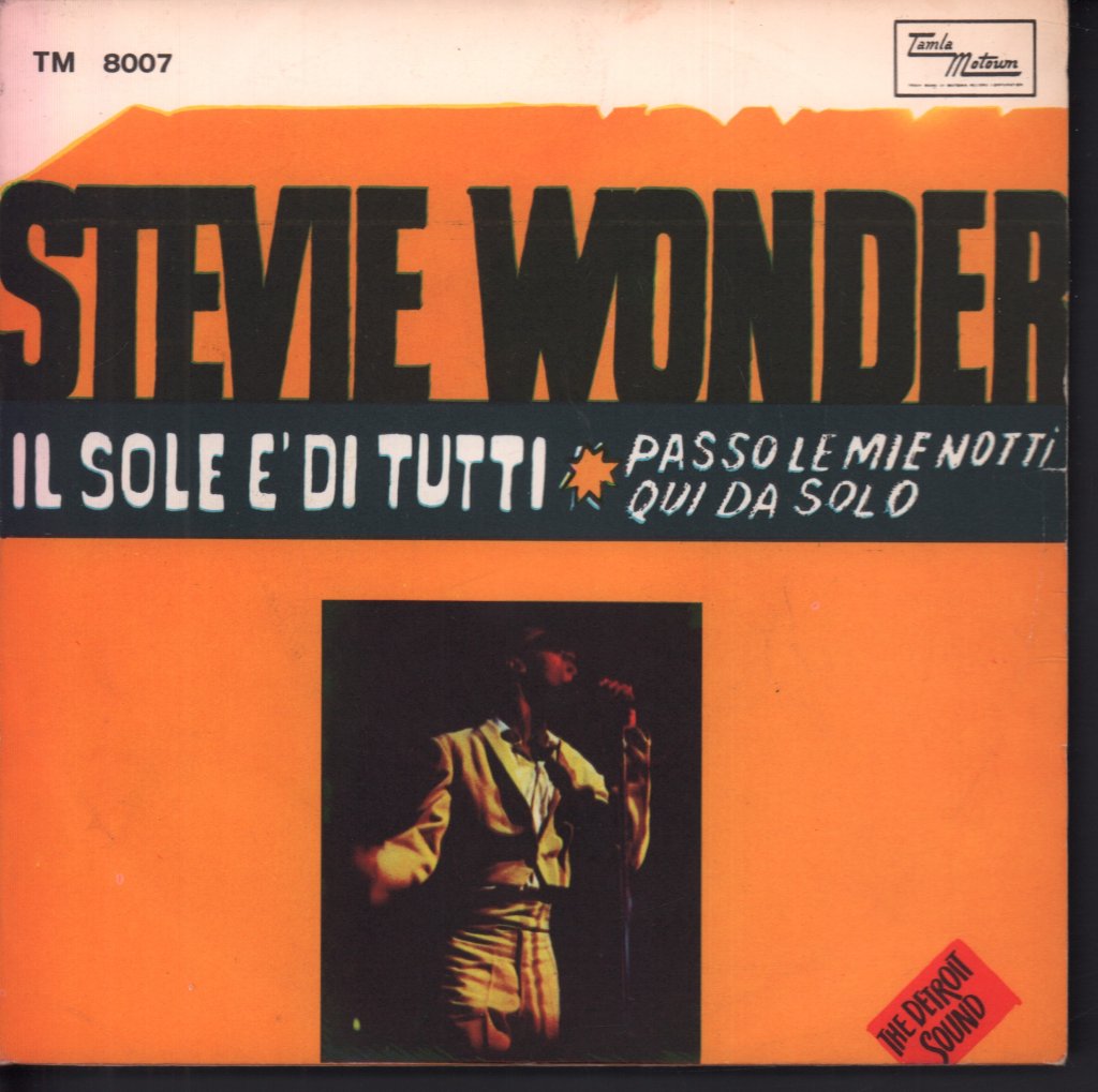 Stevie Wonder - Il Sole È Di Tutti - 7 Inch