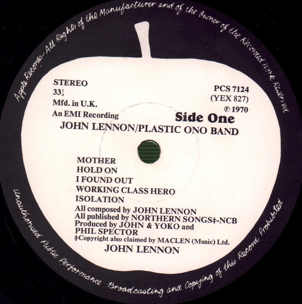 John Lennon - Plastic Ono Band - Lp