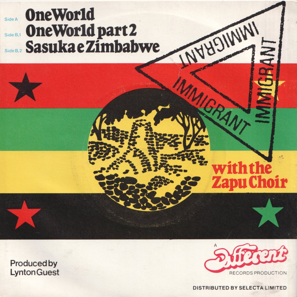 Immigrant With The Zapu Choir - One World - 7 Inch