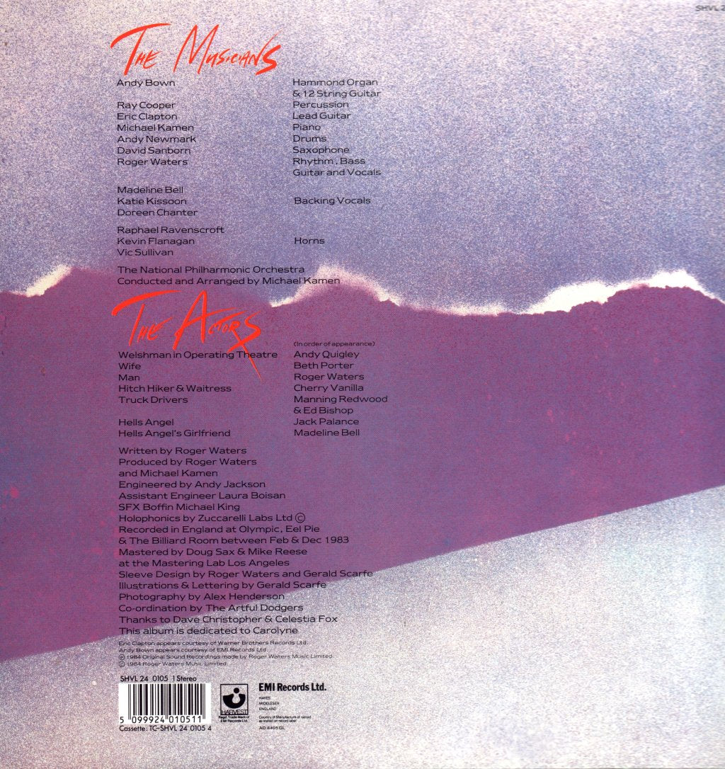 Roger Waters - Pros And Cons Of Hitch Hiking - Lp
