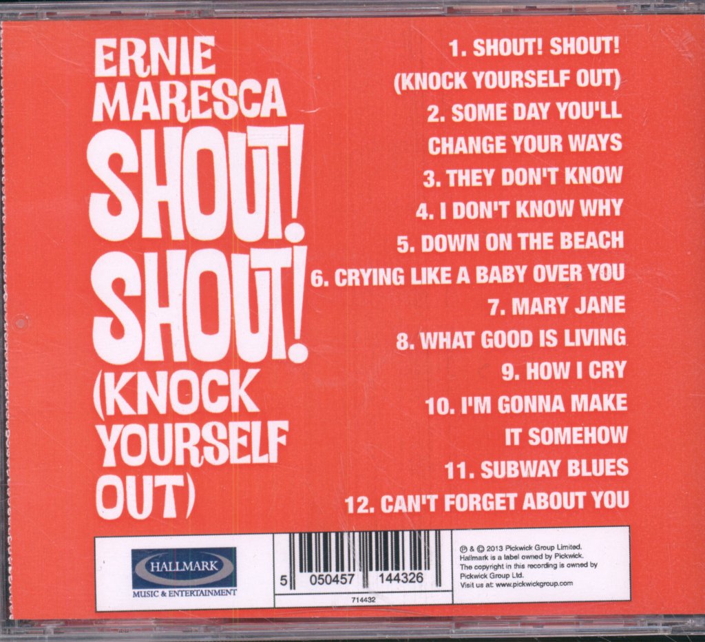Ernie Maresca - Shout! Shout! Knock Yourself Out - Cd