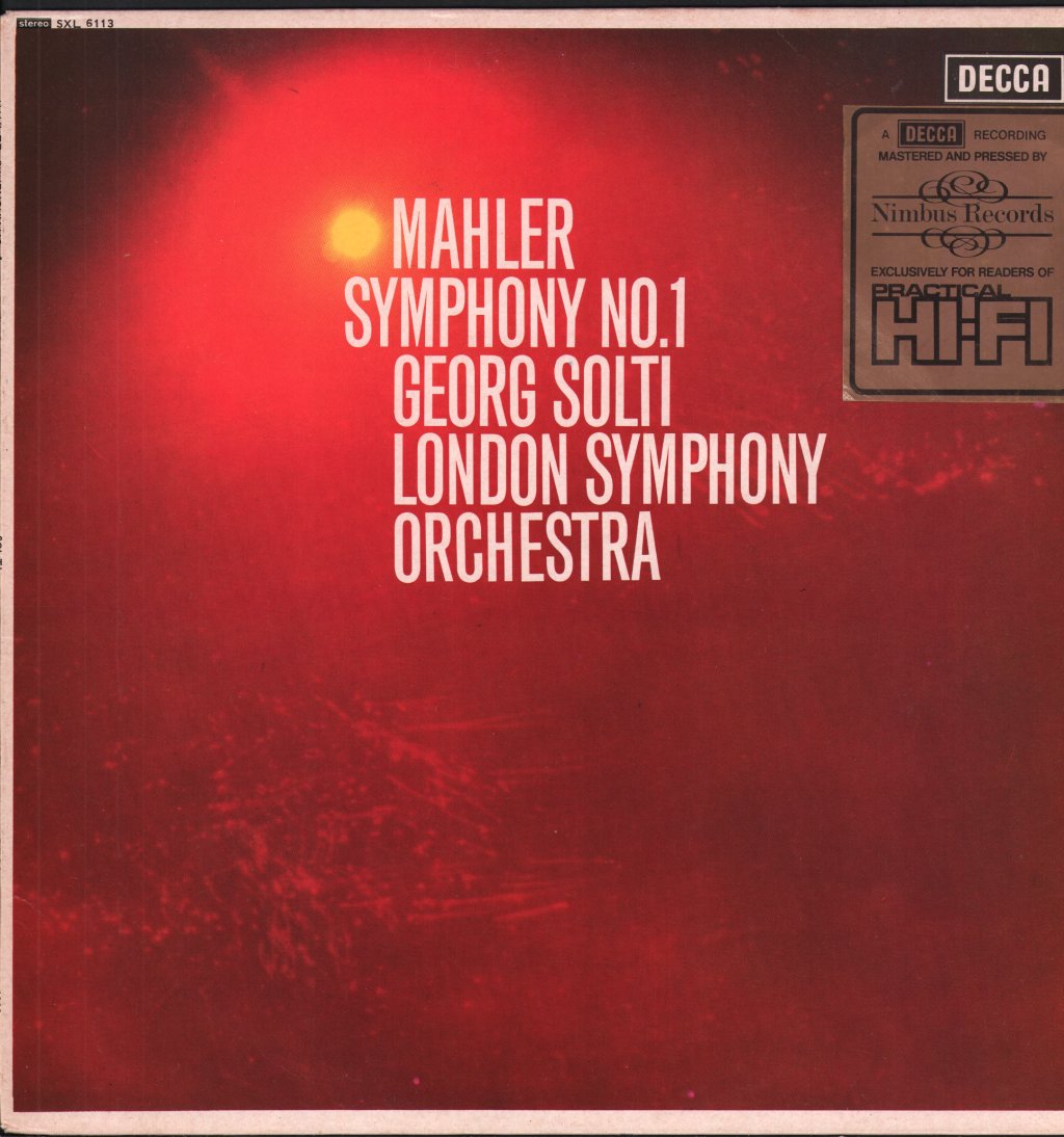 Georg Solti / London Symphony Orchestra - Mahler - Symphony No. 1 - Lp