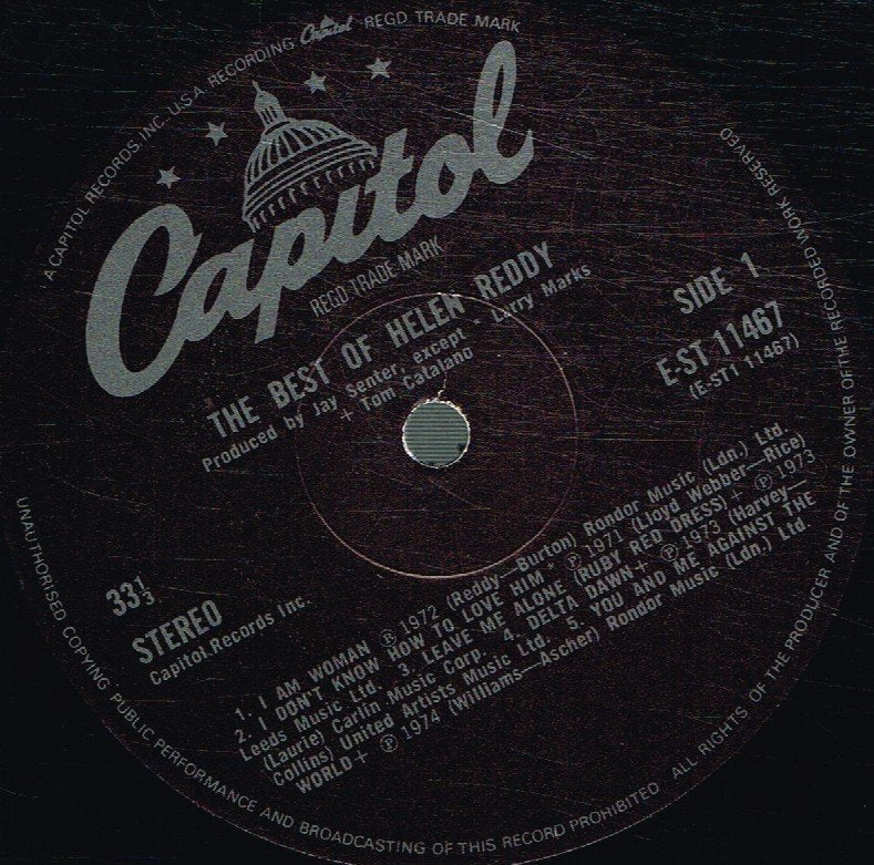 Helen Reddy - Best Of - Lp
