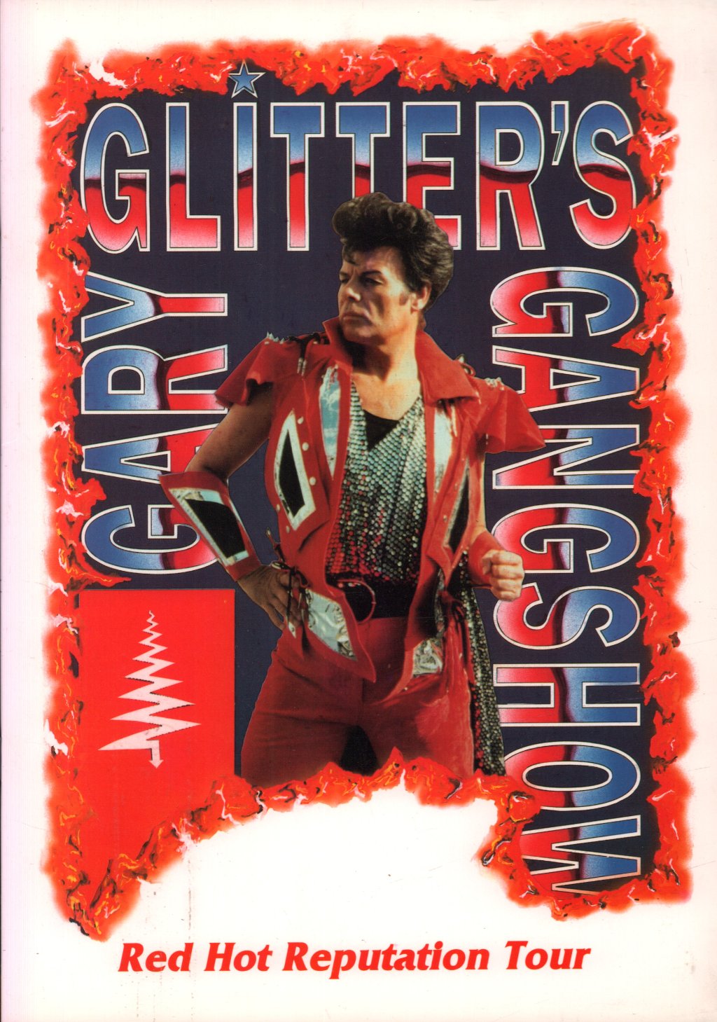 Gary Glitter - red hot reputation tour - Tour Programme