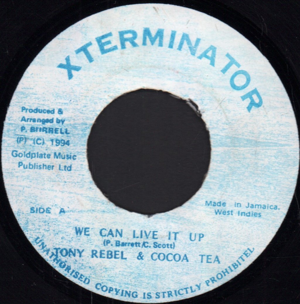 Tony Rebel & Cocoa Tea - We Can Live It Up - 7 Inch