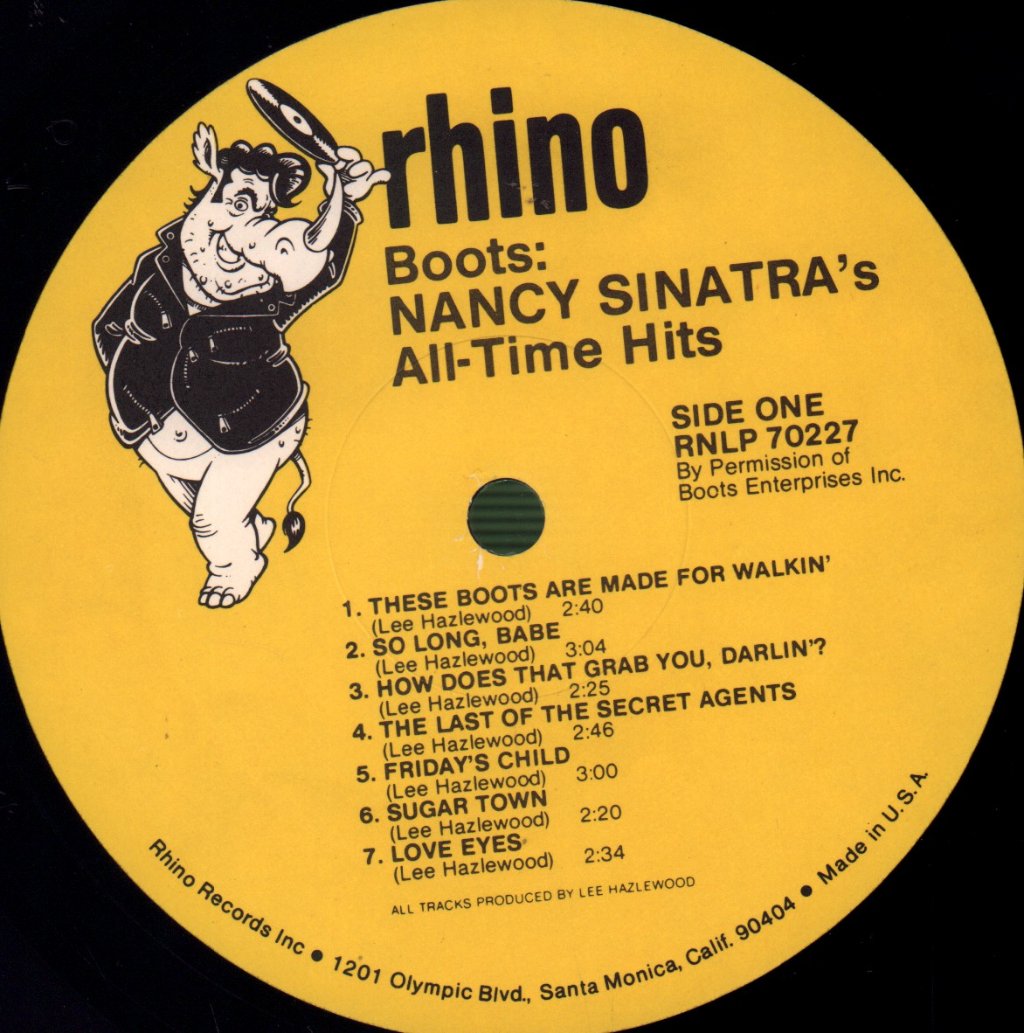 Nancy Sinatra - Boots (All Time Hits) - Lp