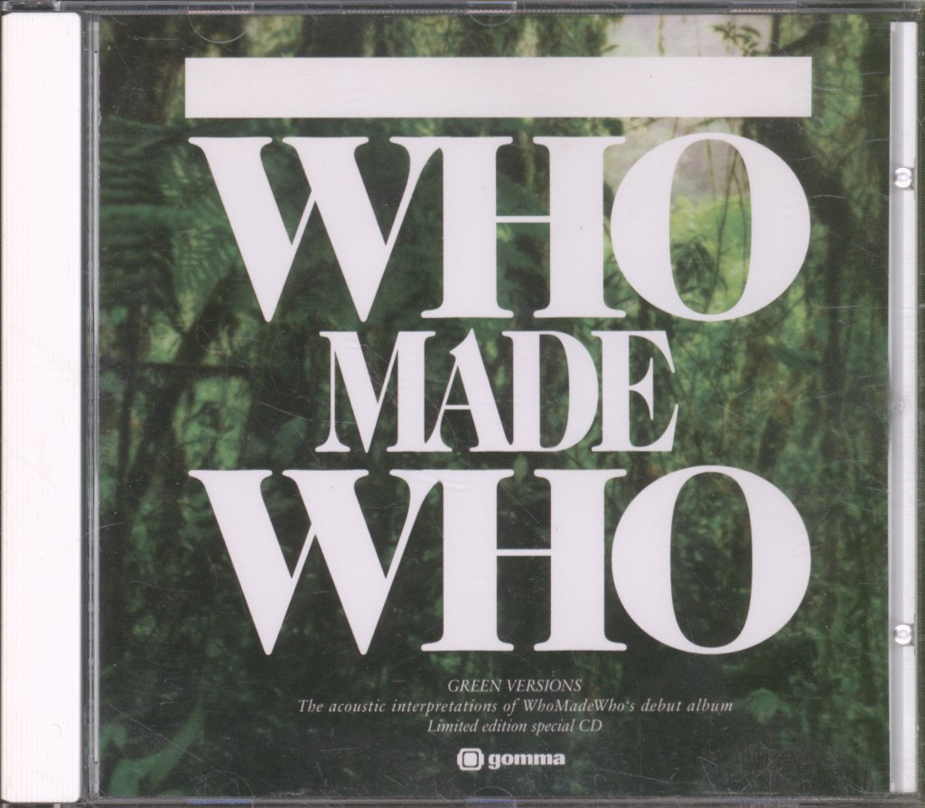 WhoMadeWho - Green Versions - Cd
