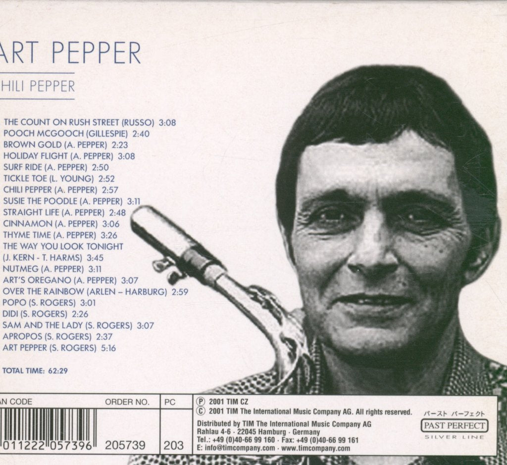Art Pepper - Chili Pepper - Cd