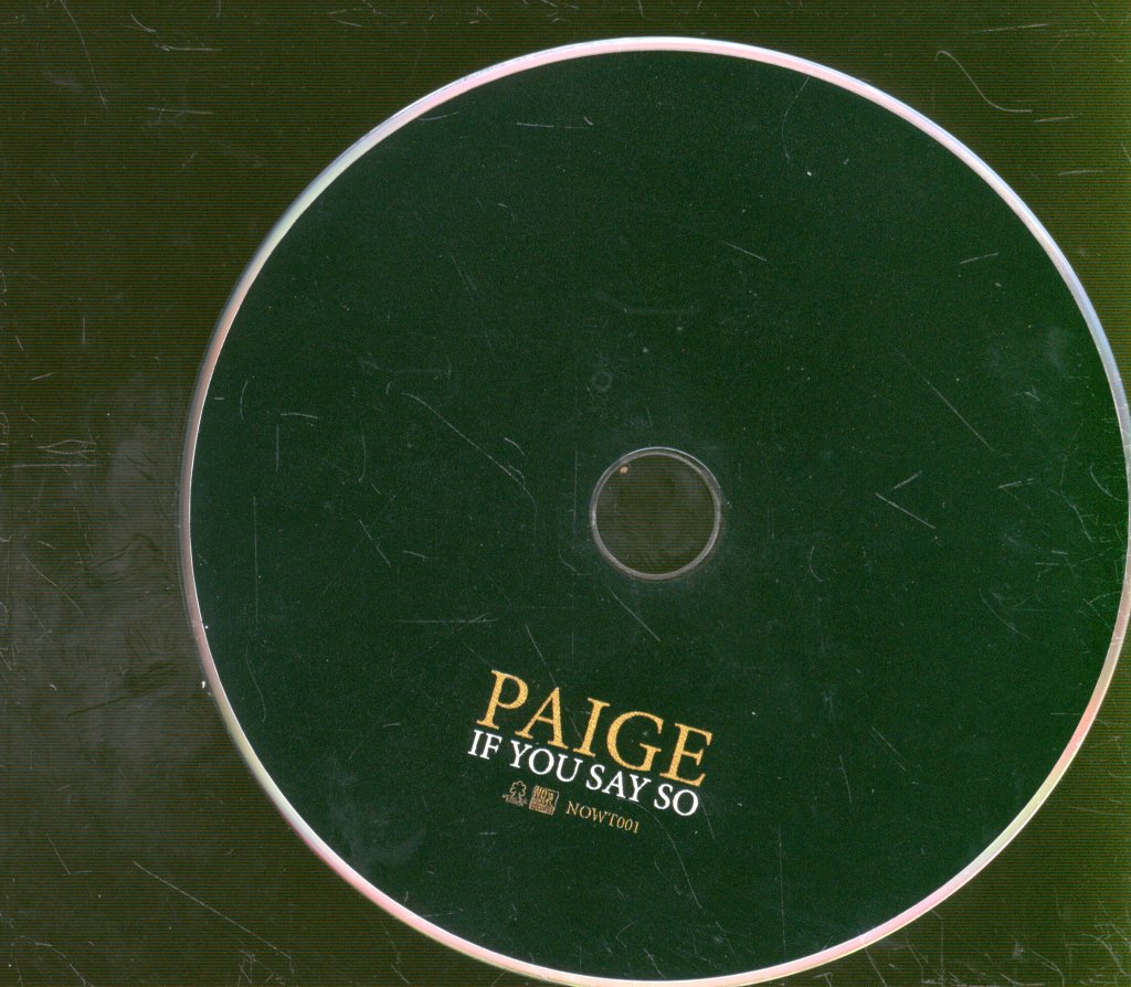 Paige - If You Say So - Cd