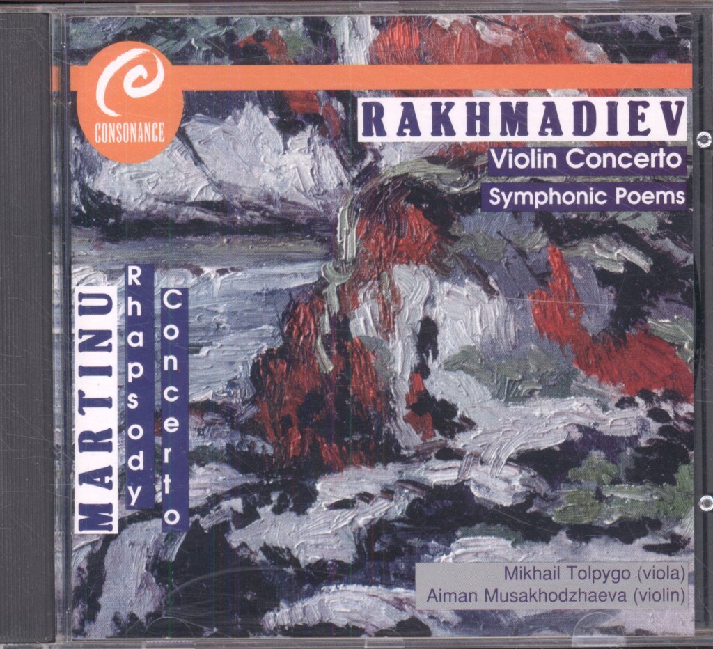 Aiman Musakhodzhaeva, Mikhail Tolpygo - Martinu: Rhapsody Concerto; Rakhmadiev: Violin Concerto, Symphonic Poems - Cd