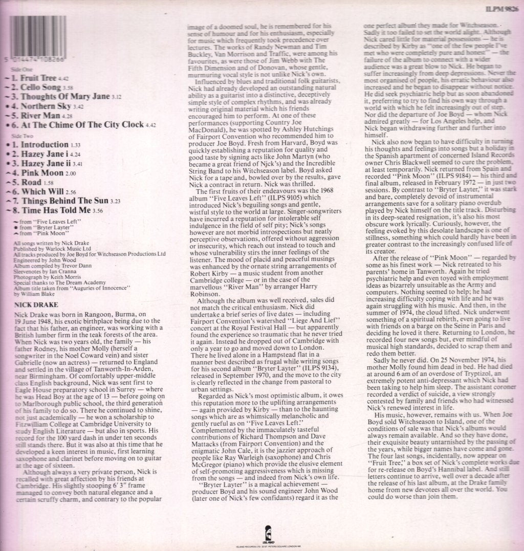 Nick Drake - Heaven In A Wild Flower - Lp