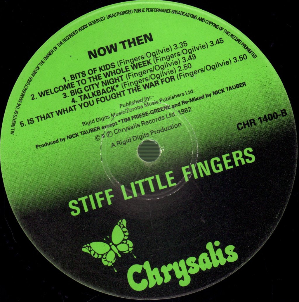 Stiff Little Fingers - Now Then - Lp