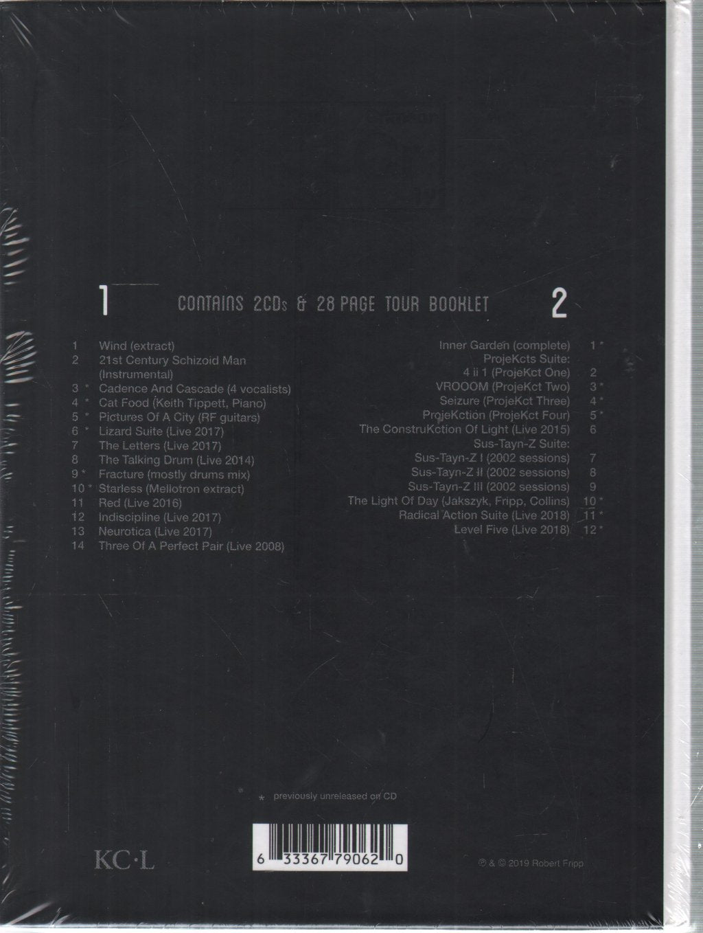 King Crimson - Elements (2019 Tour Box) - Double Cd