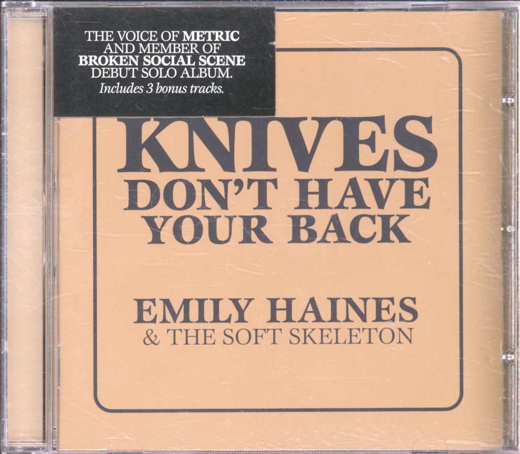 Emily Haines And The Soft Skeleton - Knives Don't Have Your Back - Cd