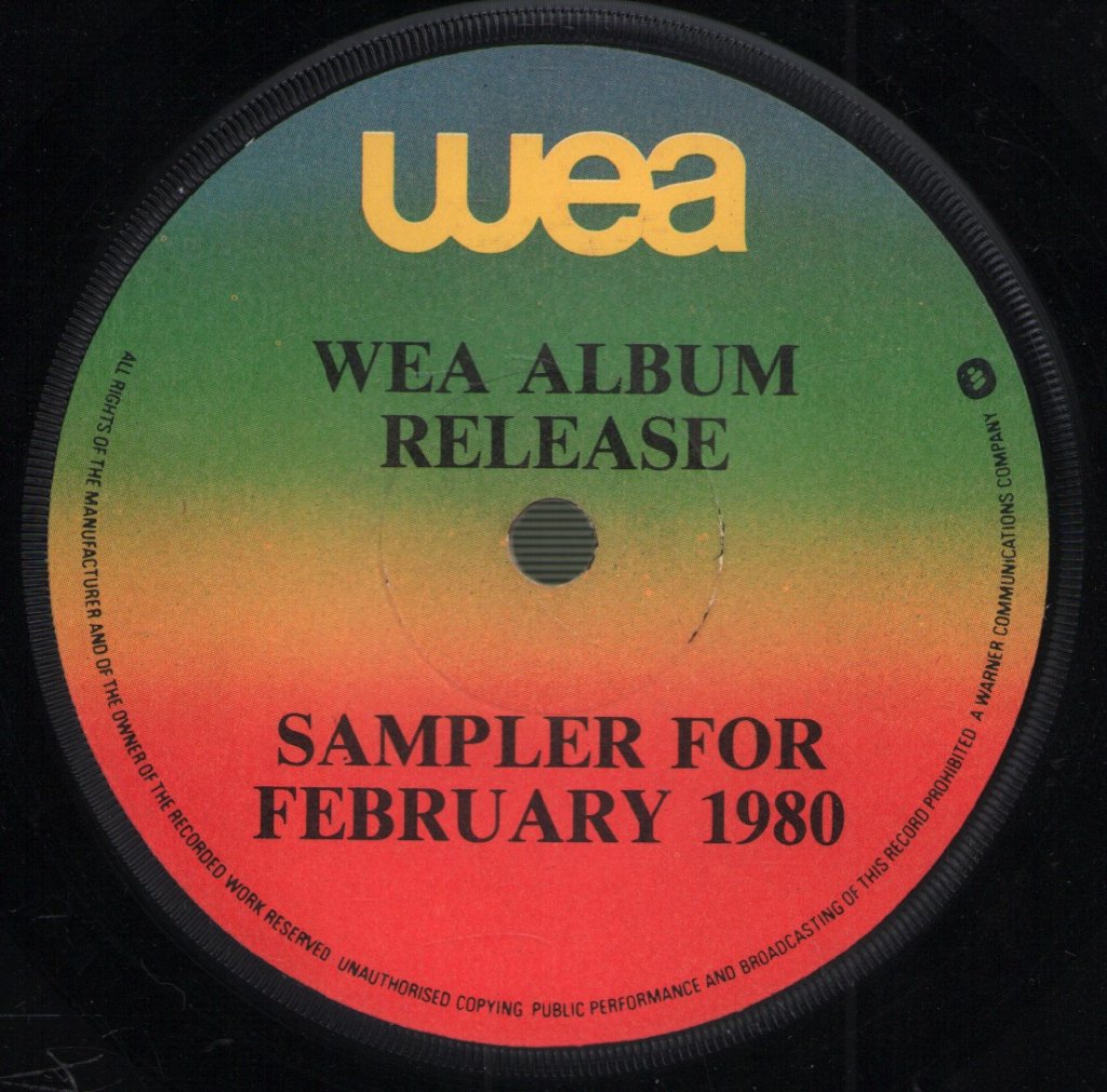 Various Artists - Wea Album Release Sampler For February 1980 - 7 Inch
