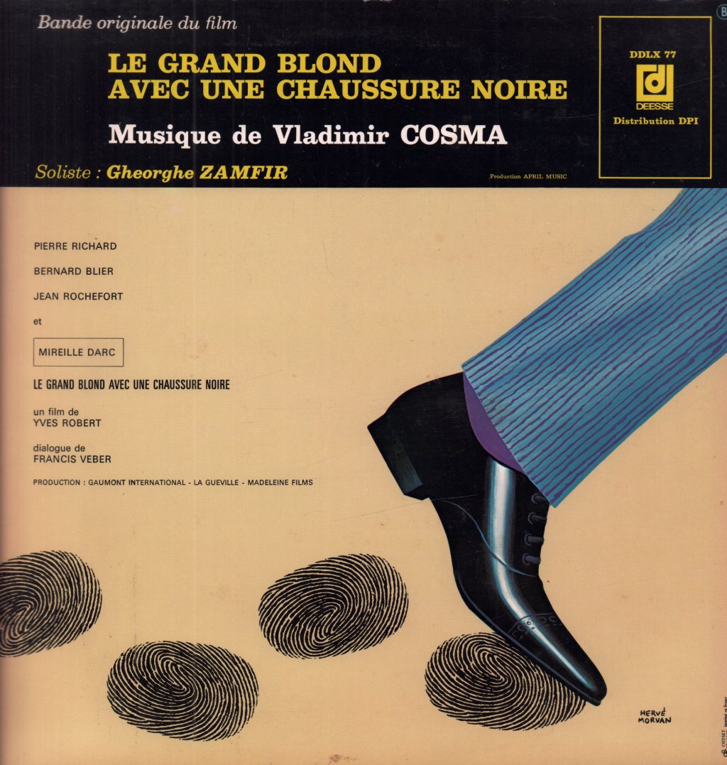 Vladimir Cosma - Salut L'Artiste / Le Grand Blond Avec Une Chaussure Noire - Lp