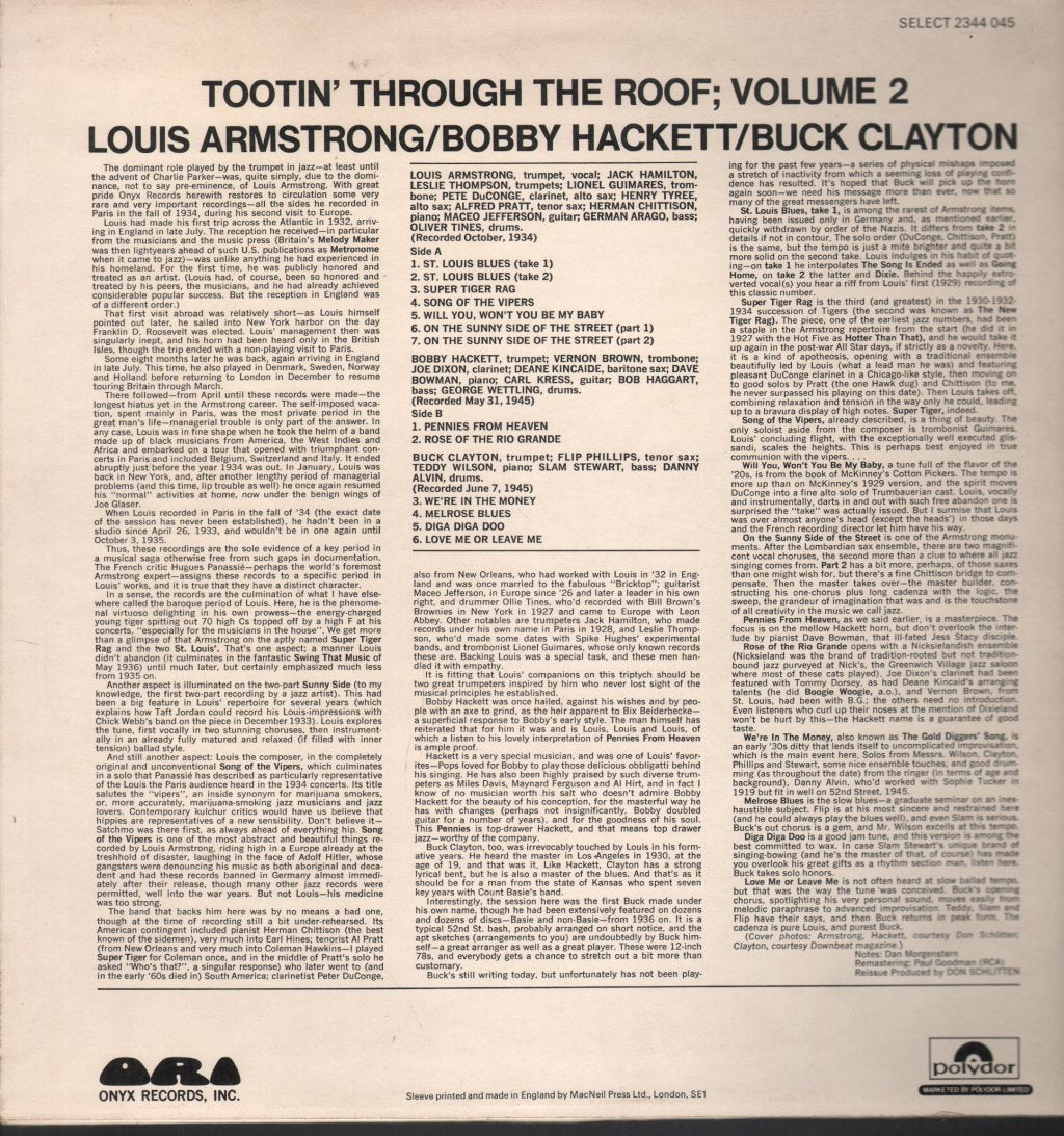Various Artists - Tootin' Through The Roof Volume 2 - Lp