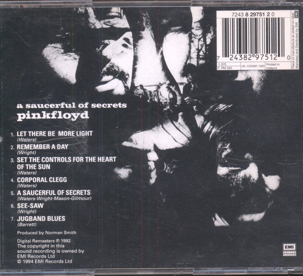 Pink Floyd - A Saucerful Of Secrets - Cd