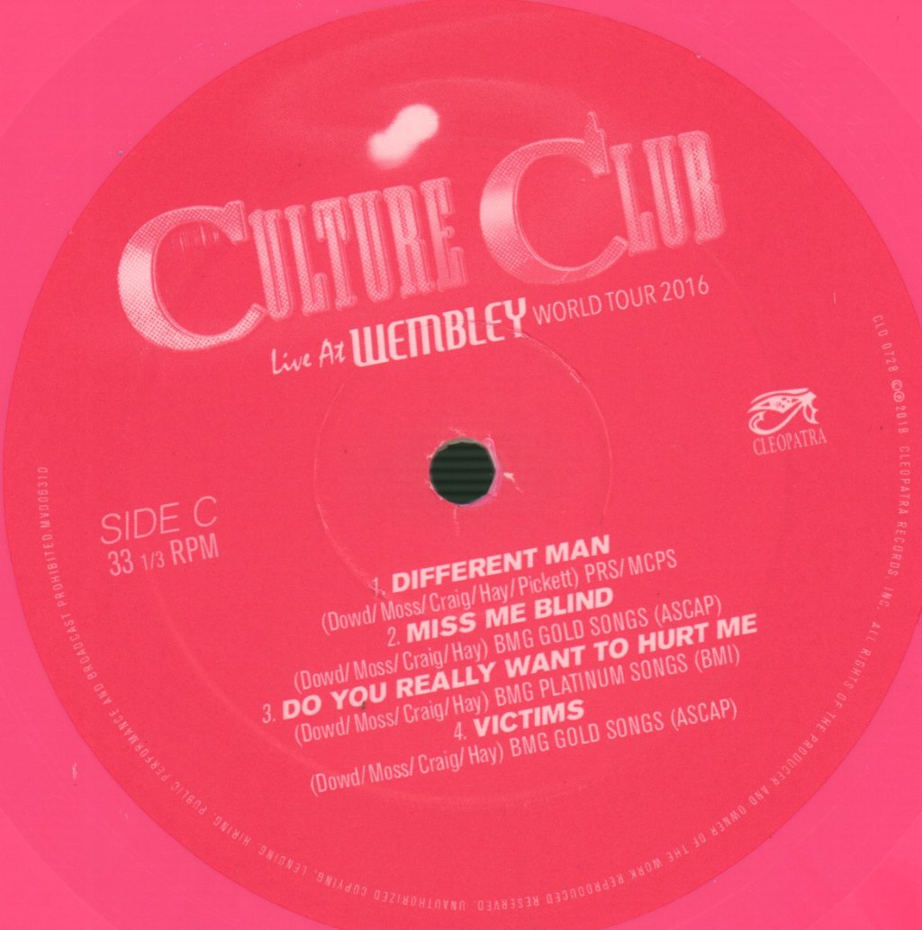 Culture Club - Live At Wembley World Tour 2016 - Double Lp
