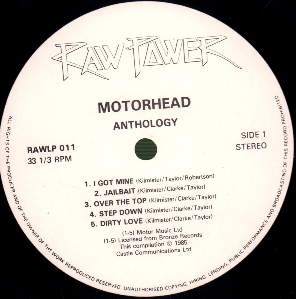 Motorhead - Anthology - Double Lp