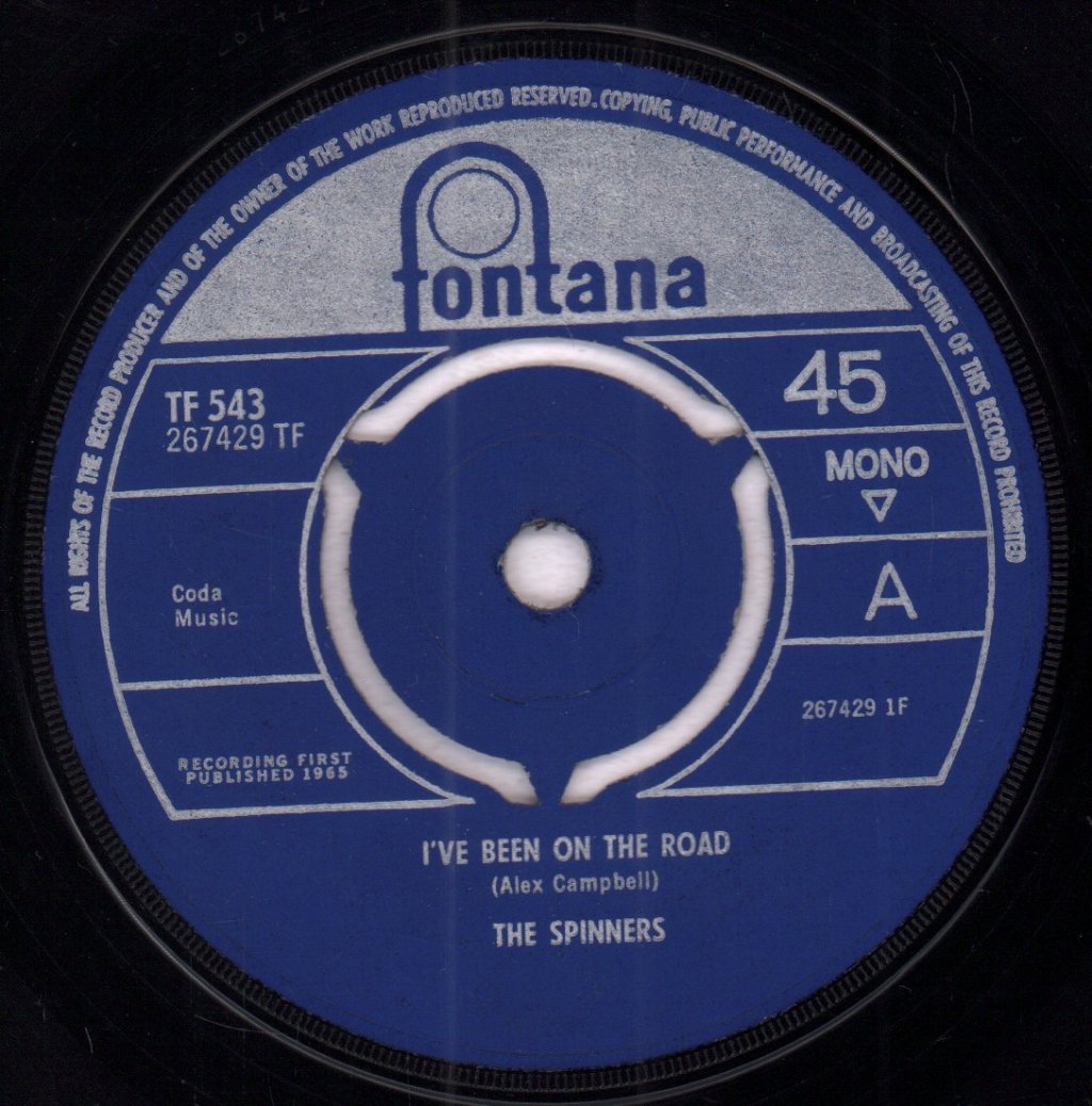 Spinners (Folk Group) - I've Been On The Road - 7 Inch
