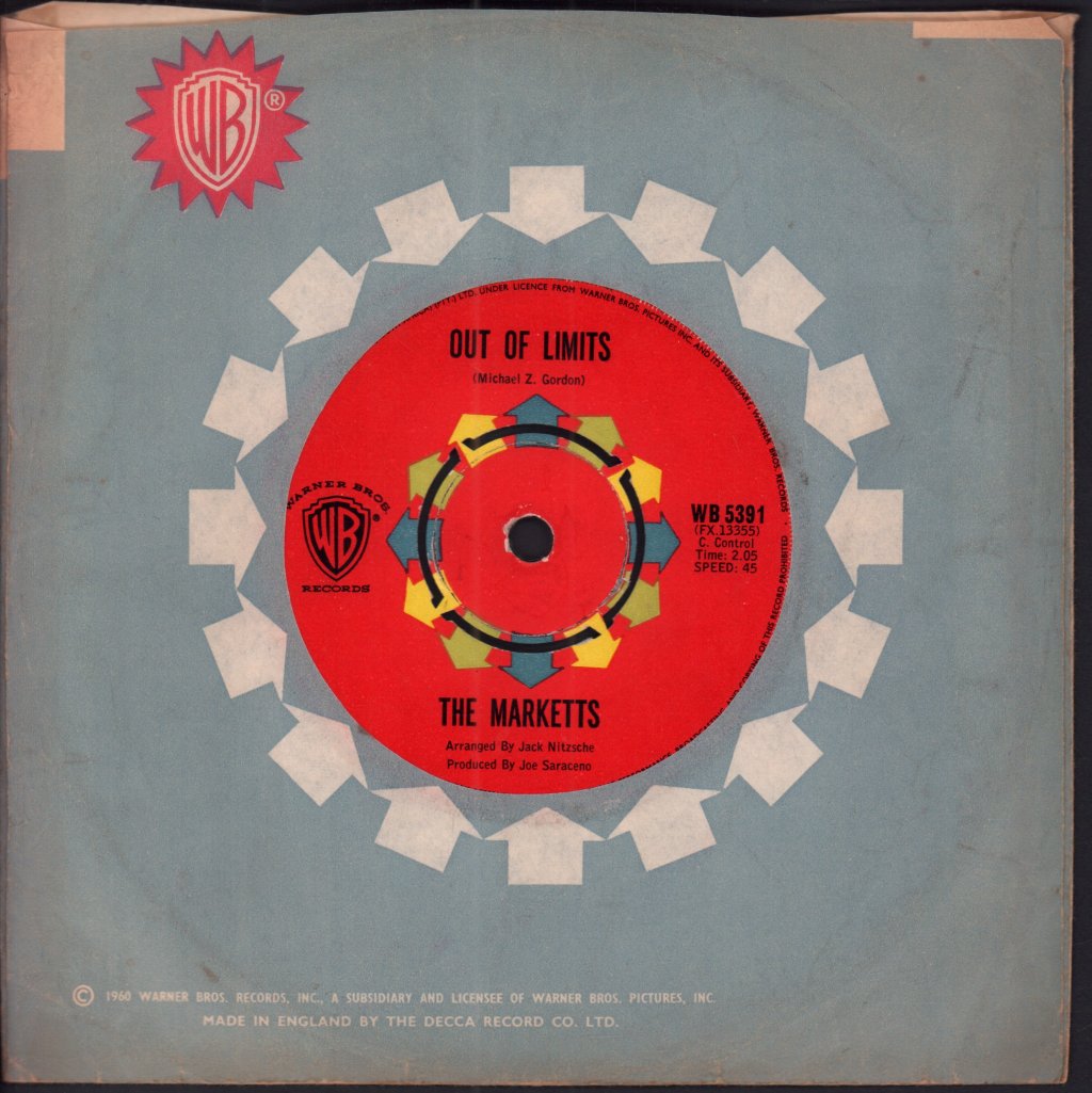 Marketts - Out Of Limits - 7 Inch