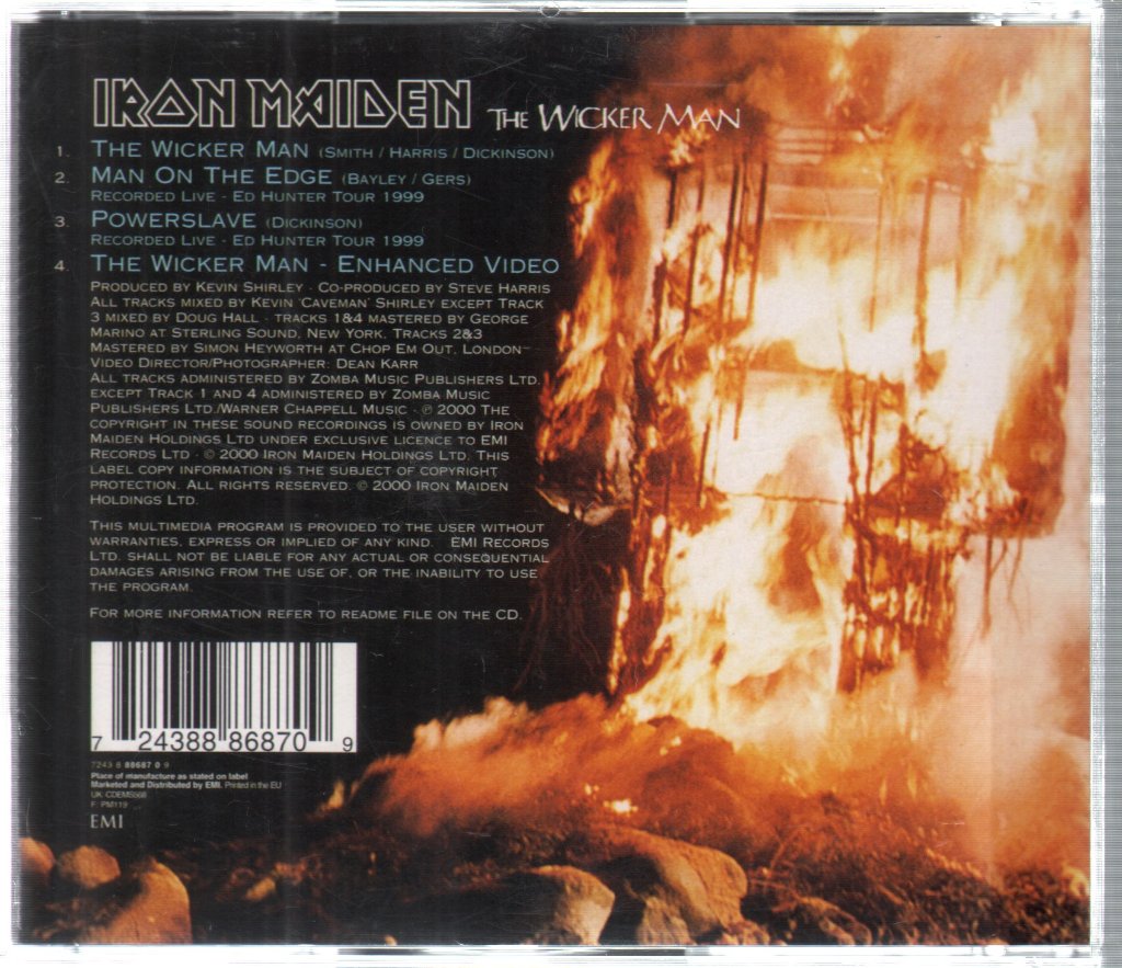 Iron Maiden - Wicker Man - Cd