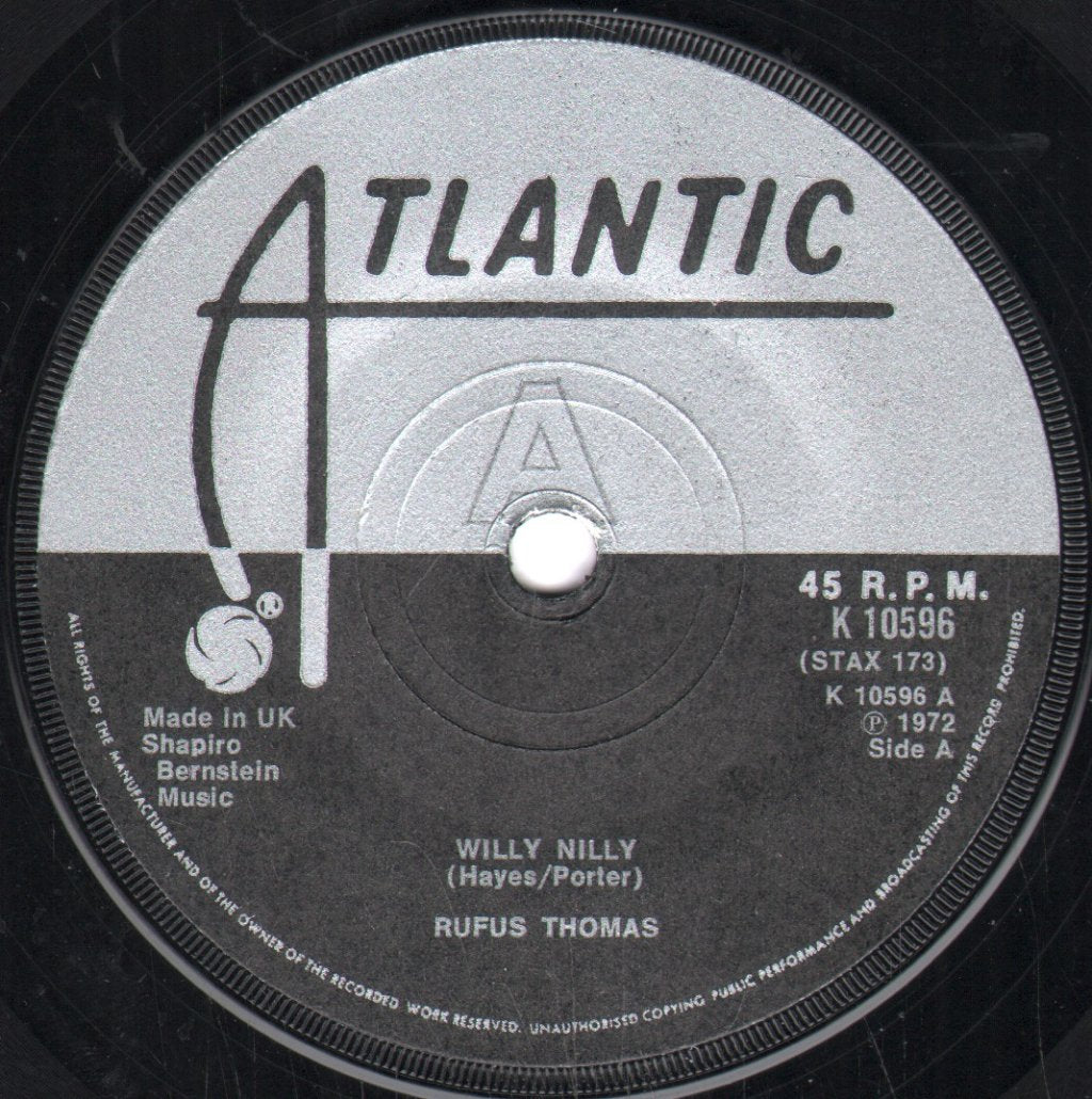 Rufus Thomas - Willy Nilly - 7 Inch