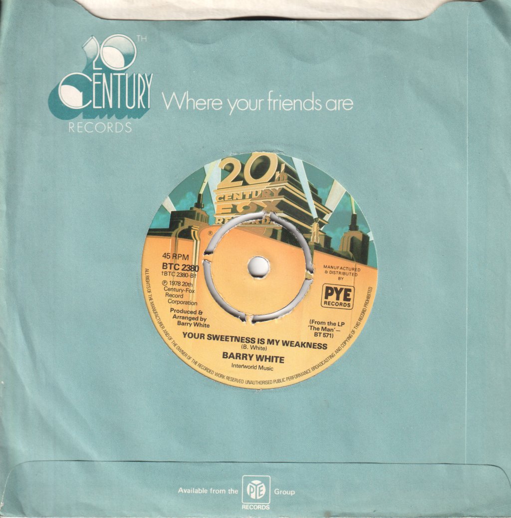 Barry White - Just The Way You Are - 7 Inch