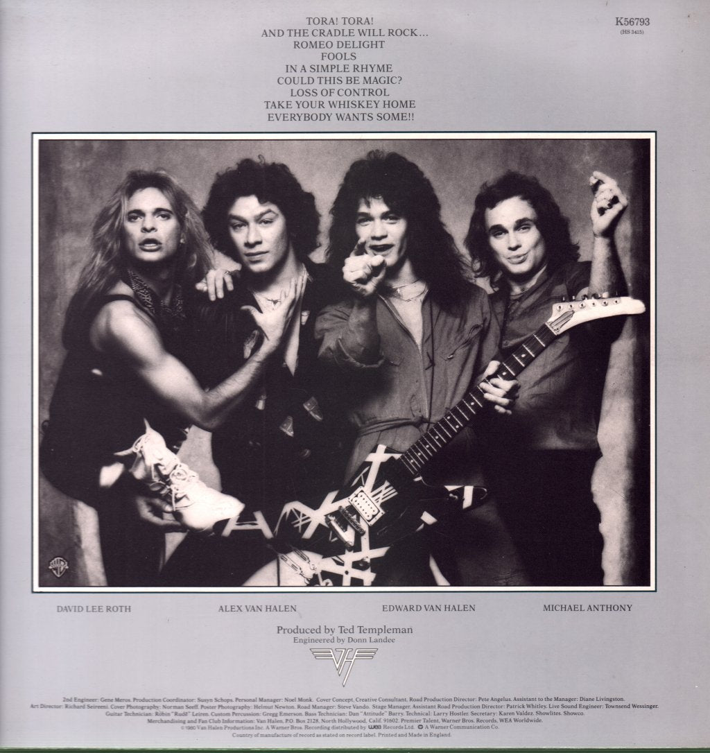 Van Halen - Women And Children First - Lp