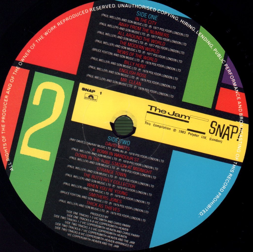Jam - Snap - Double Lp