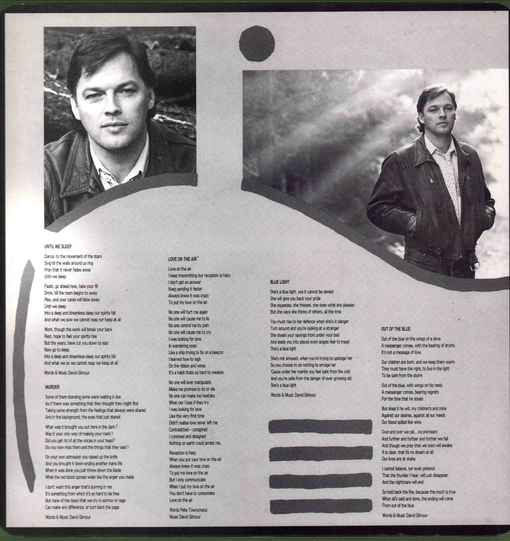 David Gilmour - About Face - Lp