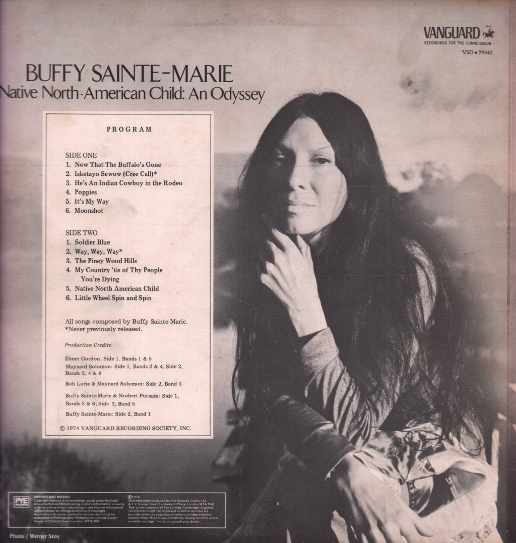 Buffy Sainte Marie - Native North American Child An Odyssey - Lp