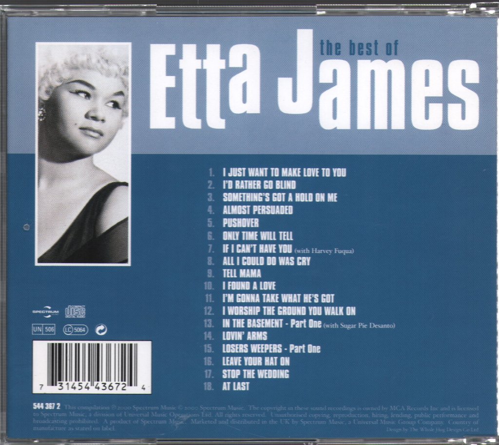 Etta James - Best Of - Cd
