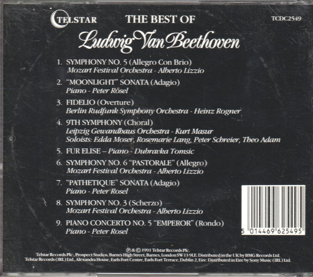 Ludwig Van Beethoven - Best Of Ludwig Van Beethoven - Cd