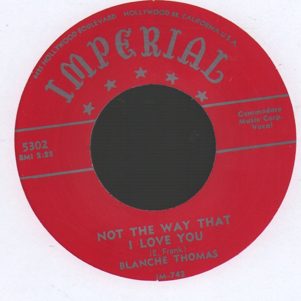 Blanche Thomas - You Ain't So Such A Much - 7 Inch