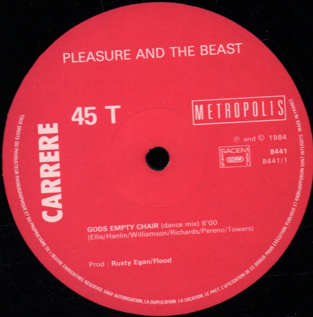 Pleasure And The Beast - Gods Empty Chair - 12 Inch