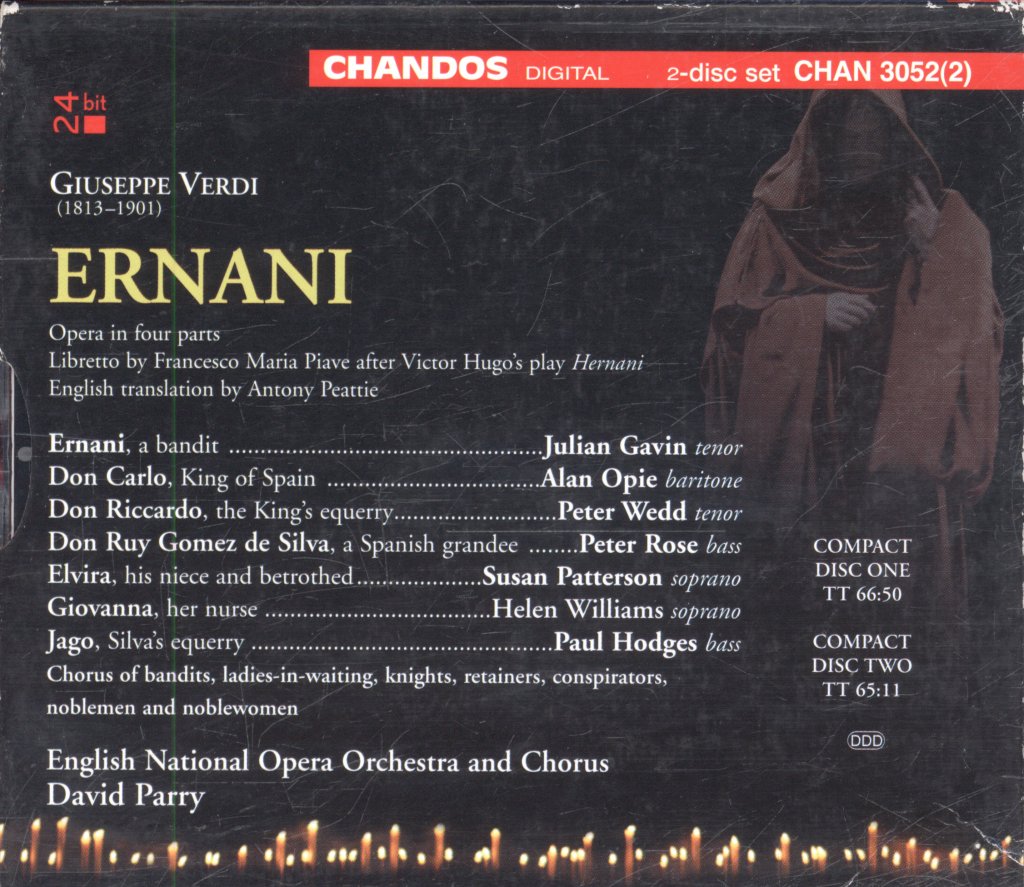 English National Opera Chorus, David Parry - Verdi -  Ernani - Double Cd