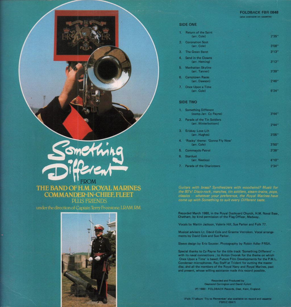 Royal Marines Band - Something Different - Lp