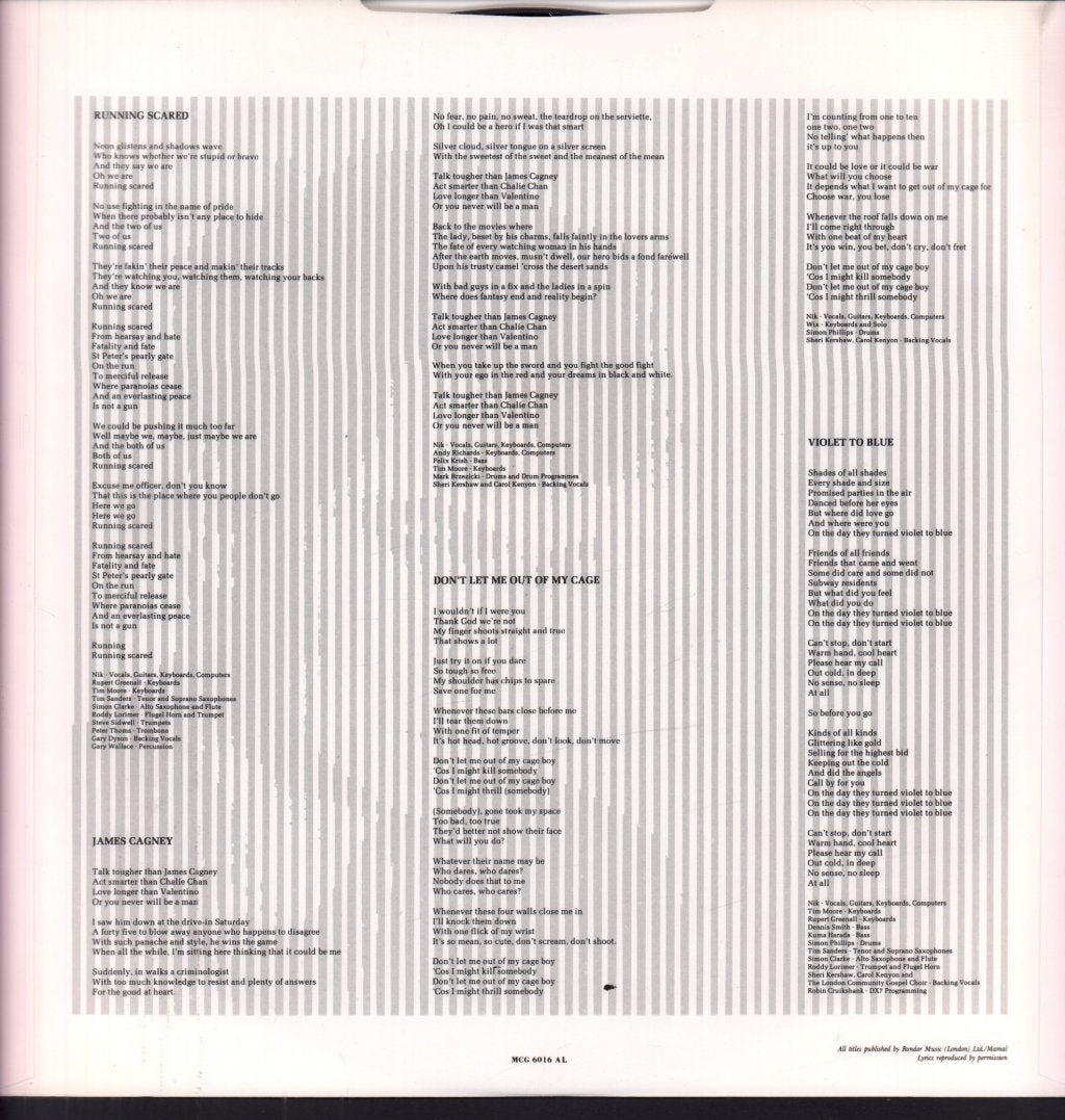 Nik Kershaw - Radio Musicola - Lp