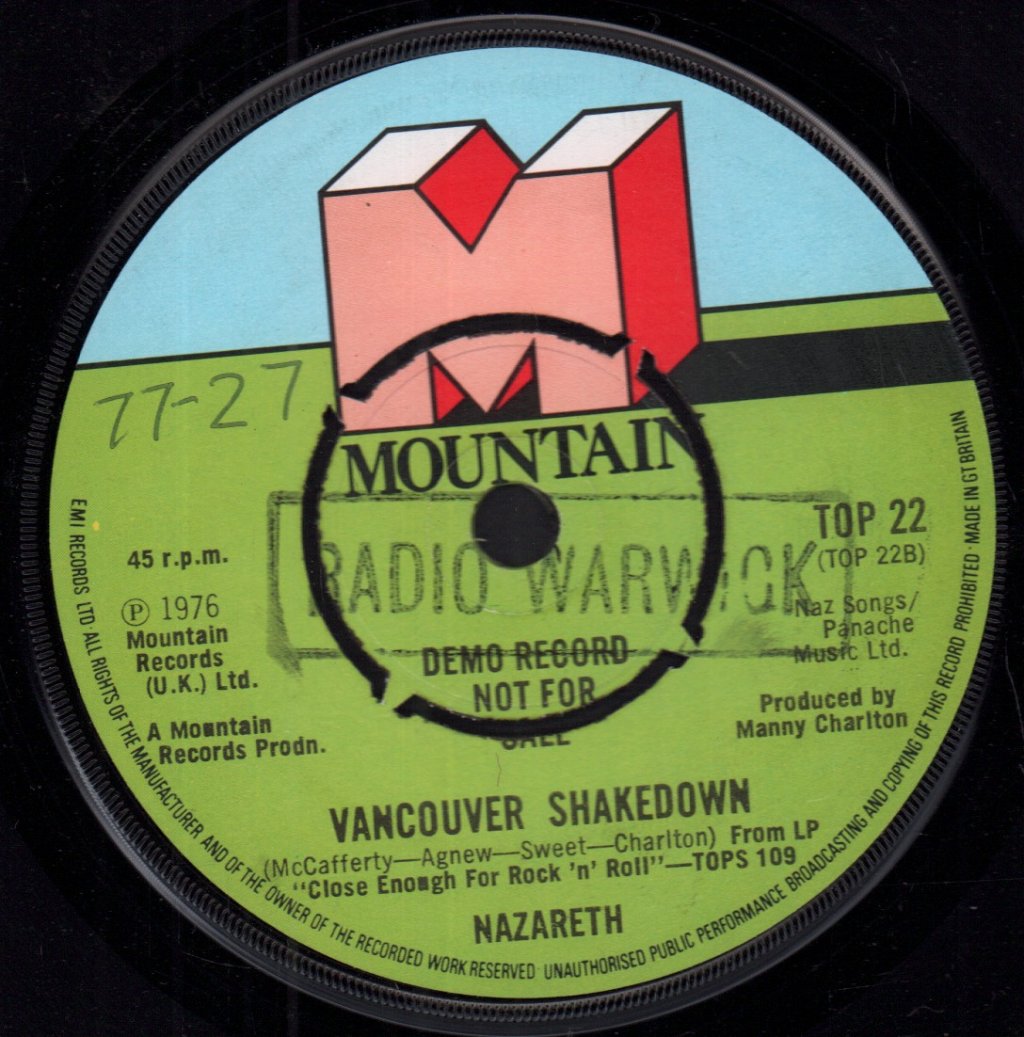 Nazareth - Somebody To Roll - 7 Inch